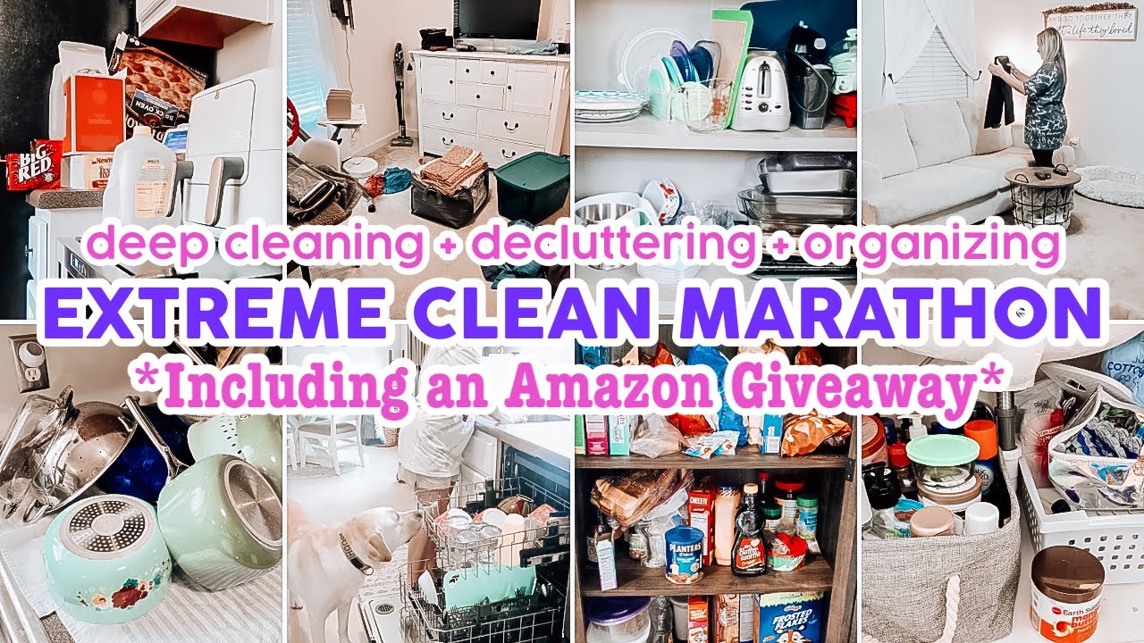90 MINUTE CLEANING MARATHON | EXTREME CLEANING MOTIVATION | CLEAN WITH ME
