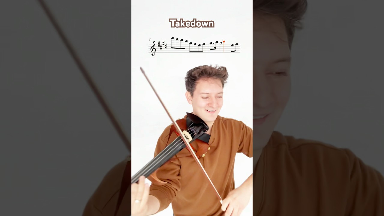 TAKEDOWN 🎻 SHEET MUSIC 🎶#thedemonehunter #violincover #violin #netflix #sheetmusic