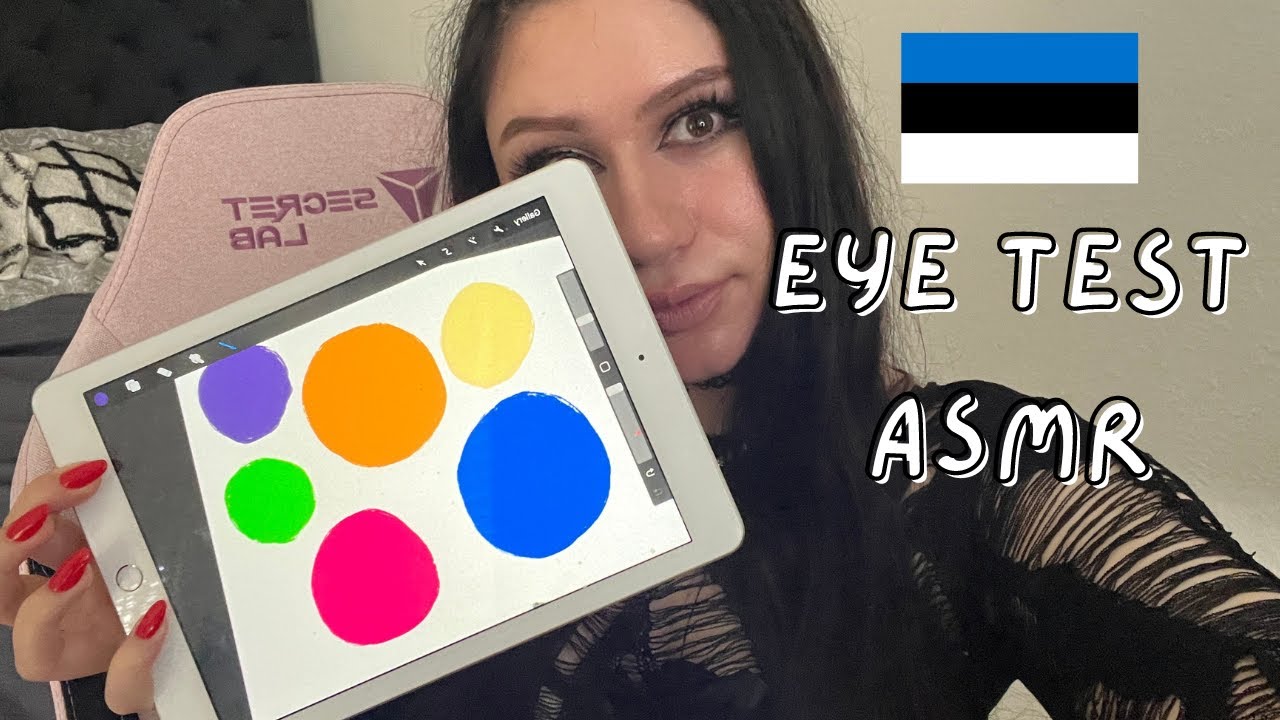 Estonian ASMR l Eesti ASMR l  Eye doctor roleplay