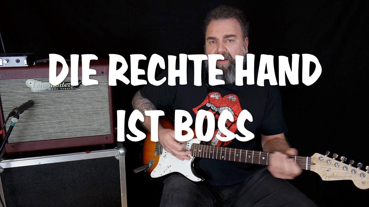 Right hand is boss  -  Die rechte Hand ist Boss! Was gibt es bei der Anschlagstand zu beachten?
