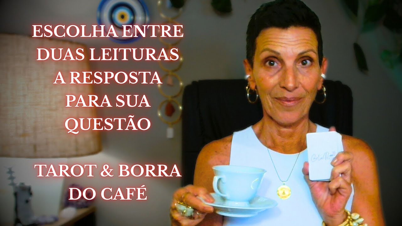 🪬Escolha entre duas leituras a resposta para sua questão📍 TAROT & BORRA DO CAFÉ