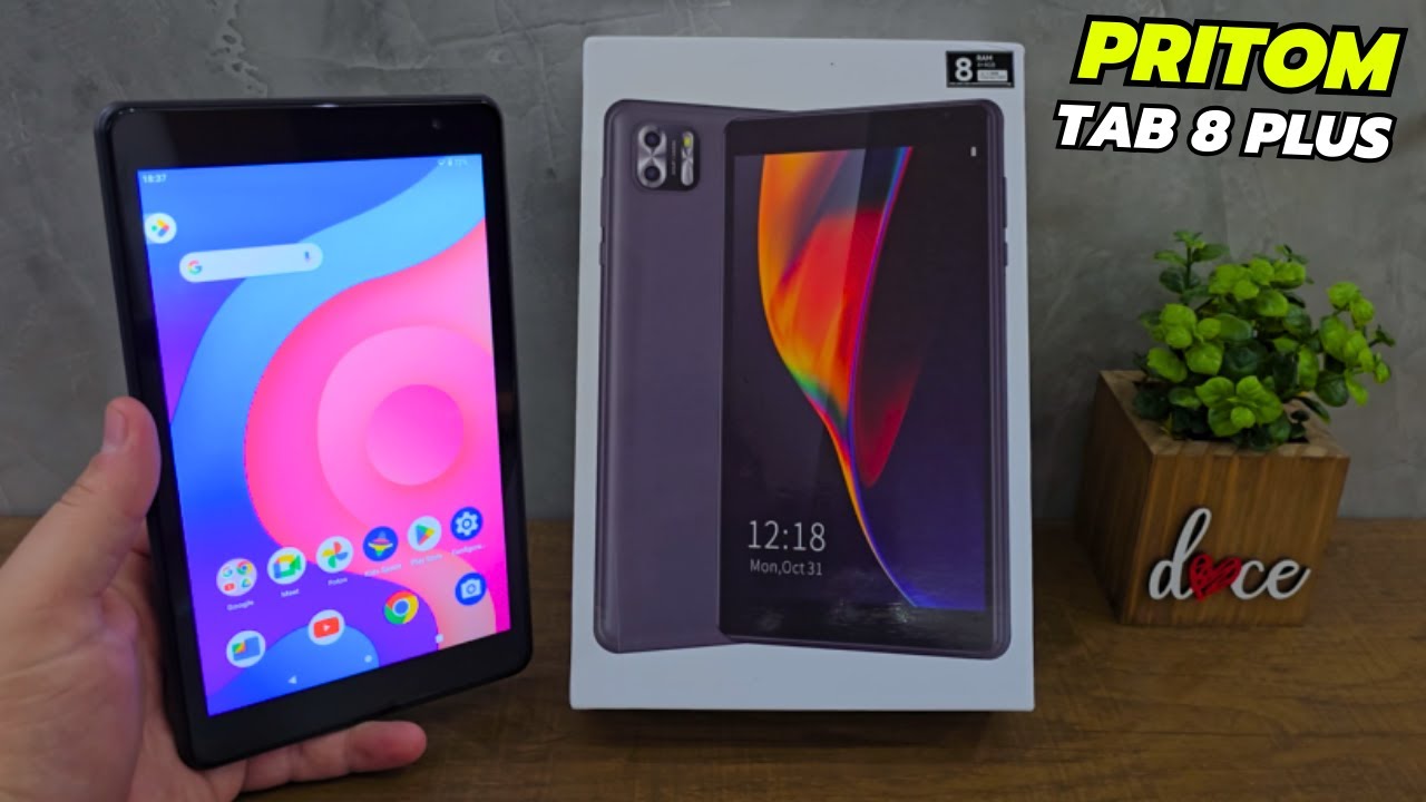 COMPREI O PRITOM TAB 8 PLUS   O TABLET COM MELHOR CUSTO BENEFÍCIO DO ALIEXPRESS