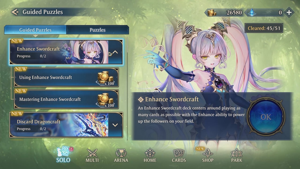 Shadowverse WB - Battle Tutorial & Guided Puzzles (Apocalypse Pact Expansion)