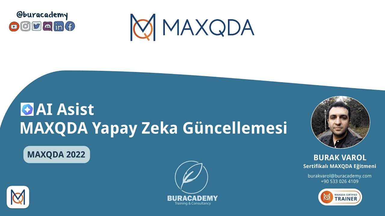 MAXQDA Yapay Zeka Güncellemesi (22.8)