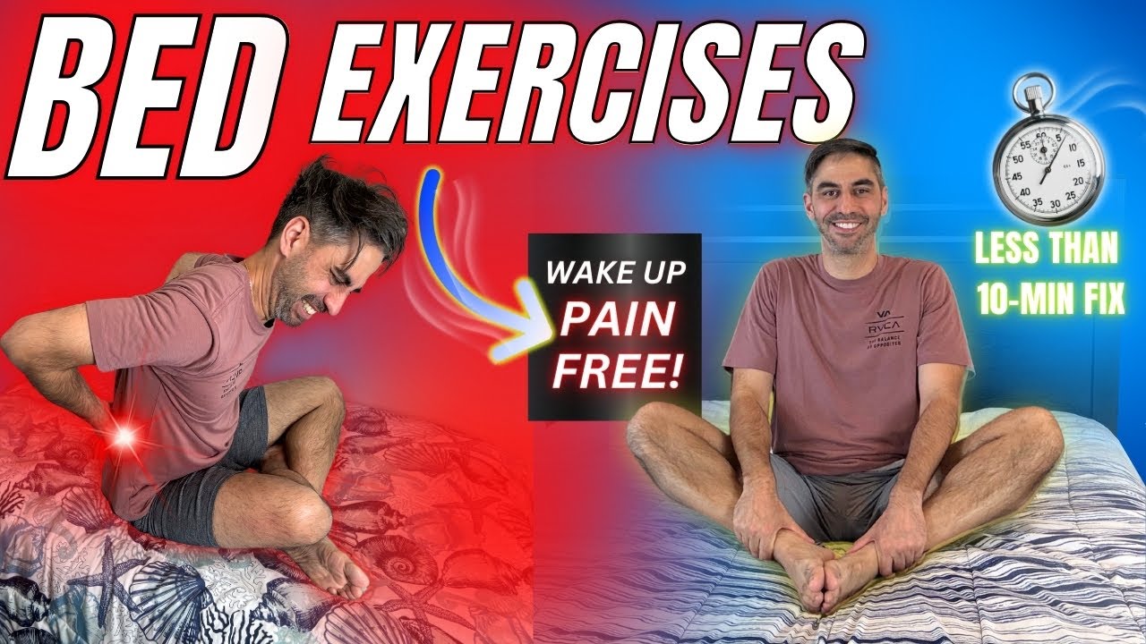 Morning Stiffness Relief in Less Than 10 Minutes | Easy Bed Stretches