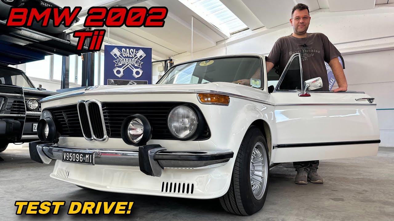 GASI COLLECTION: vediamo come va questo stupendo esemplare di BMW 2002 tii, targa oro ASI!