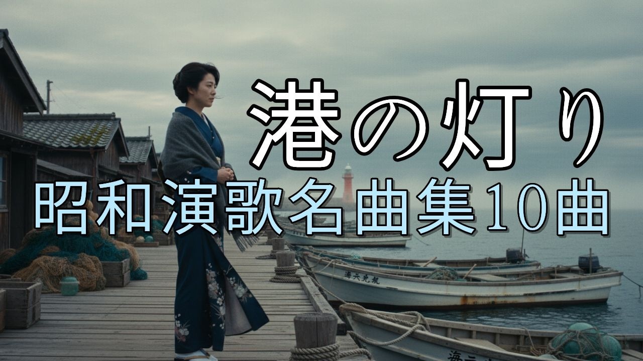 【正統派演歌】港の灯り・夜桜・女の道 懐かしい昭和歌謡10曲連続 | 演歌ラウンジvol.132