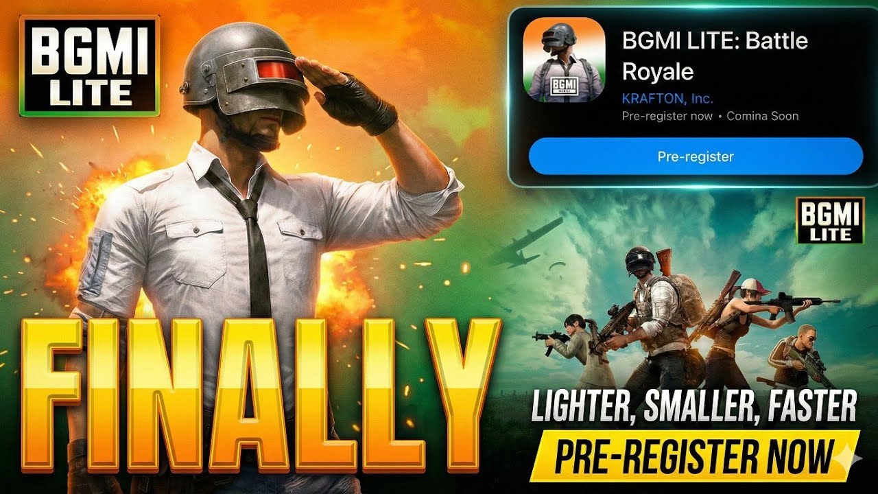 NEW OFFICIAL ANNOUNCEMENT BGMI LITE 🔥