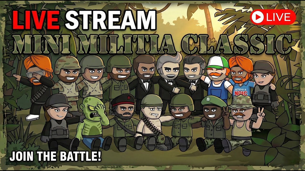 Mini Militia Classic LIVE | OG Comeback 🔥