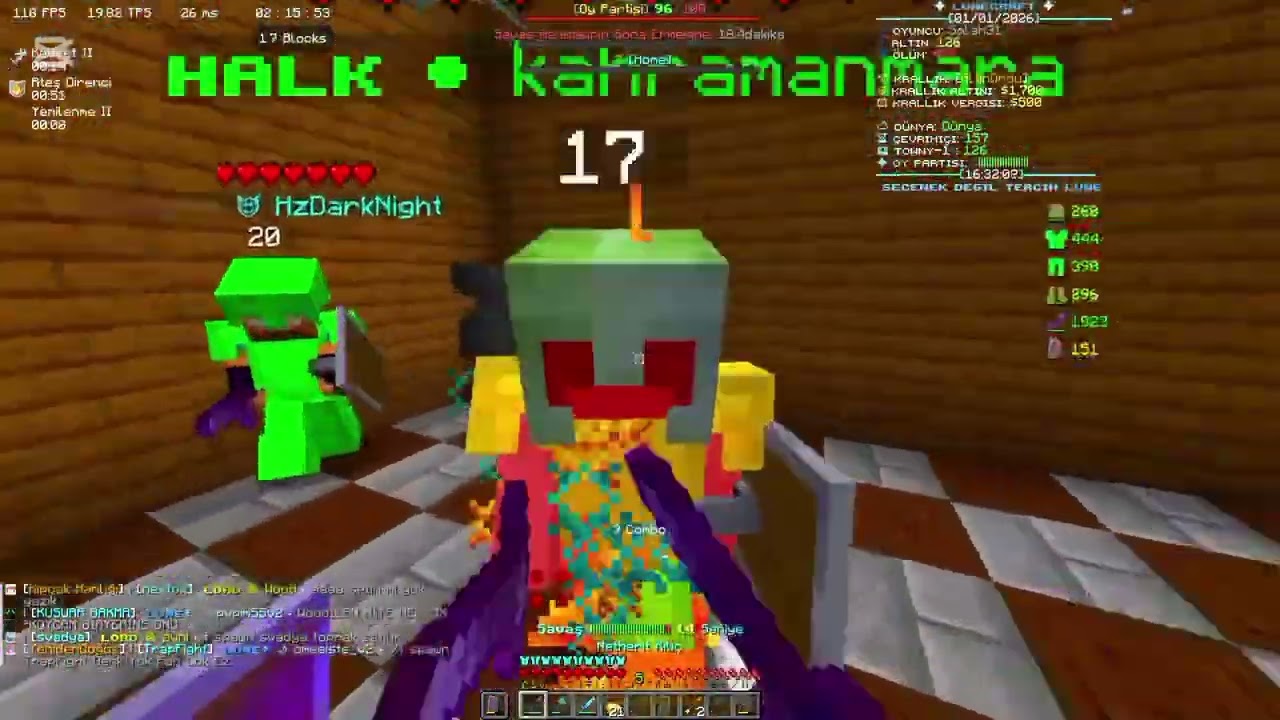 LuneCraft CraftLuna KillMontage (oyunu salan xsreamm_  Edizim ve Rüzgarım icin
