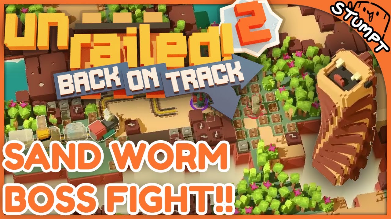 SAND WORM BOSS FIGHT?! - Unrailed 2 (4-Player Preview Gameplay)