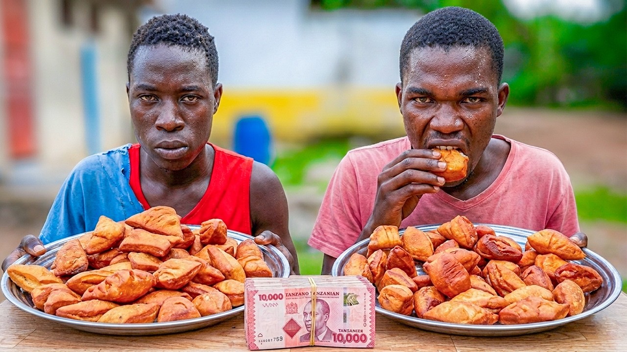 Puff Puff Eating Competition - Impossible Challenge!