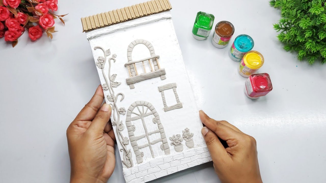 Beautiful Cardboard Home decor idea 😱 | Cardboard craft ideas | DIY wall decor | PC Crafts Planet
