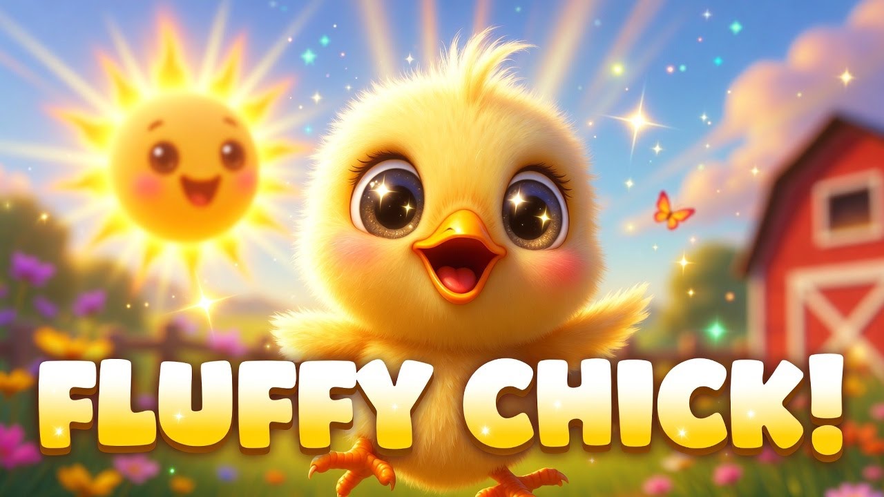 Fluffy Chick Wakes Up! | Peep Peep Baby Rhyme 🐥