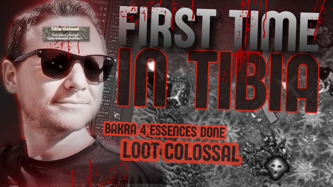 GAME OVER! MÁXIMO DE ESSÊNCIAS NO BAKRA CONCLUÍDO! LOOT COLOSSAL!!! #Tibia #Tibiadino