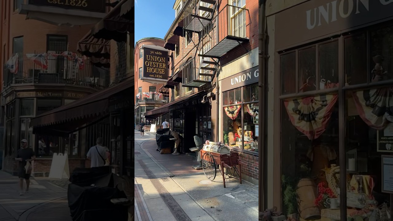 Famous street in Boston 