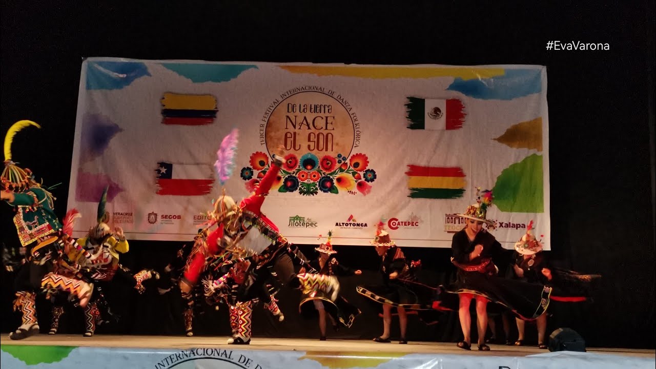 Danza de Potosí Ballet Folklórico de #Bolivia Bafopaz #DeLaTierraNaceElSon #Xalapa 2022 #EvaVarona