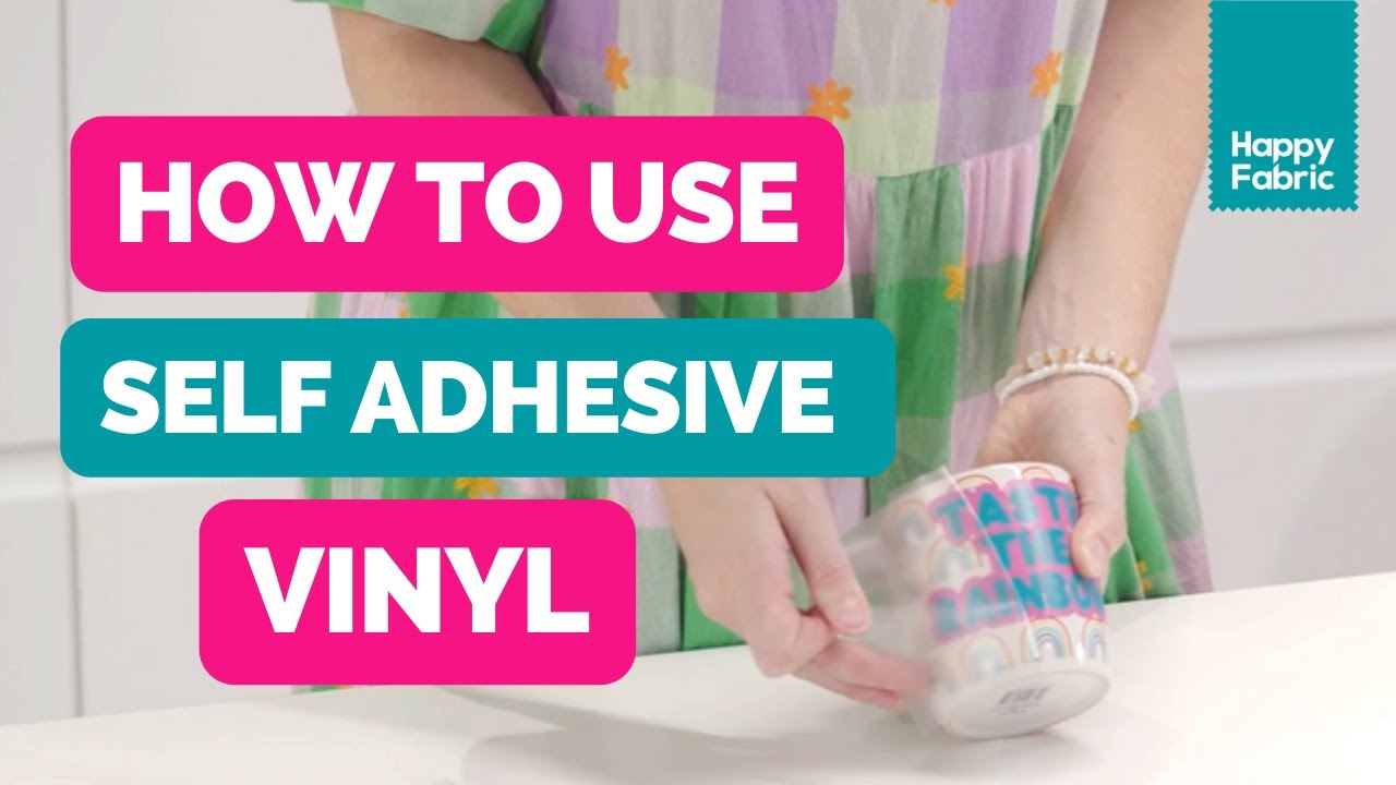How to use self adhesive vinyl (matt)