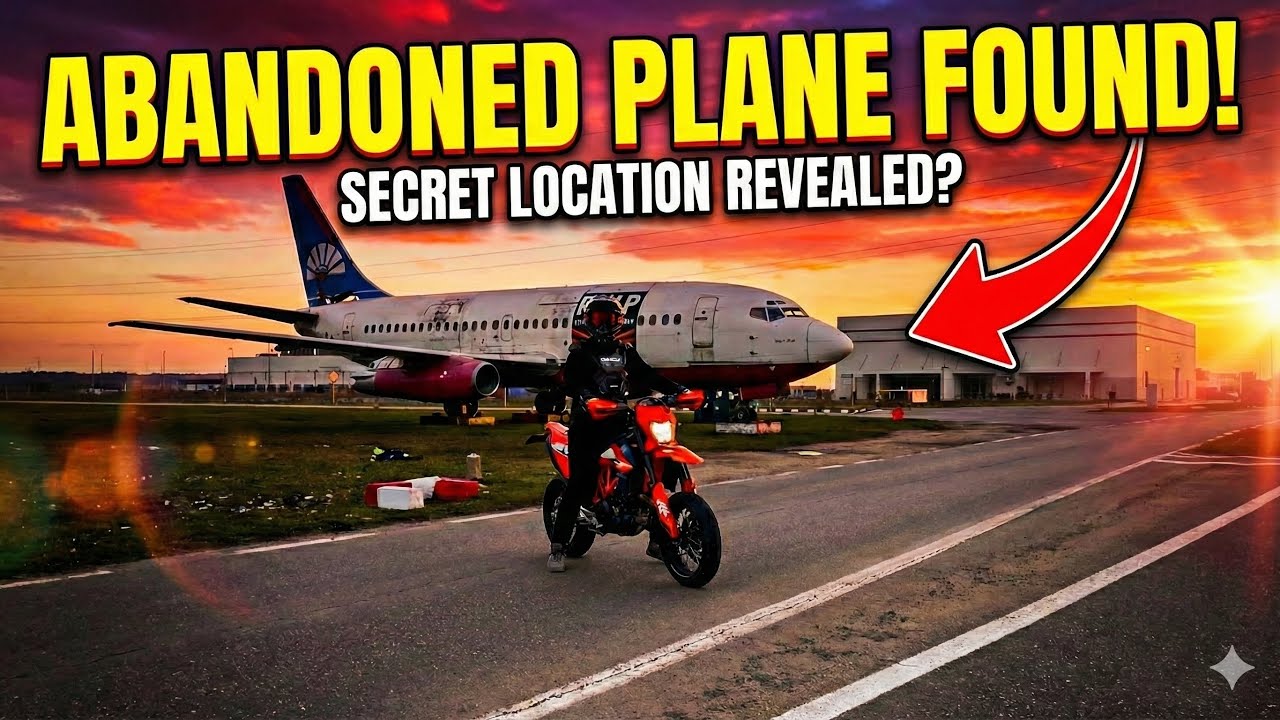 Urbex cu KTM 690 SMC R - AVIONUL PARASIT