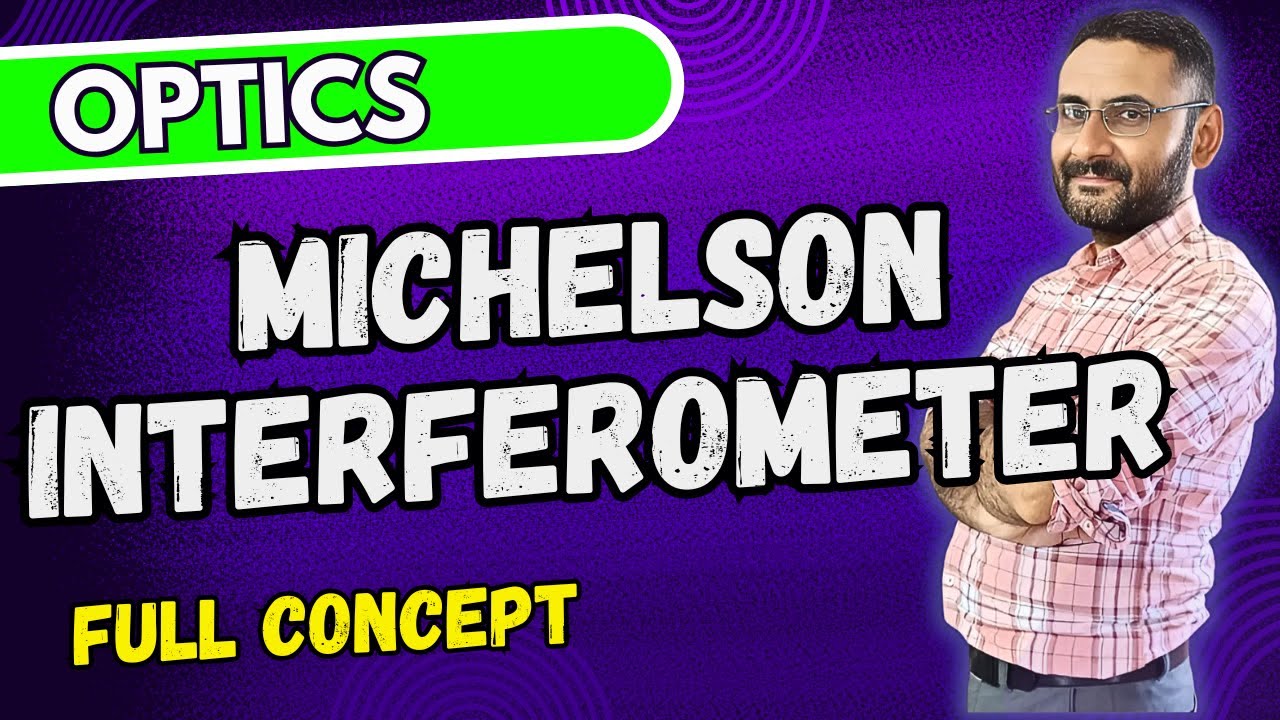 Michelson Interferometer | Construction & Working | Optics I Physics | BSc | BTech | UPSC | GATE