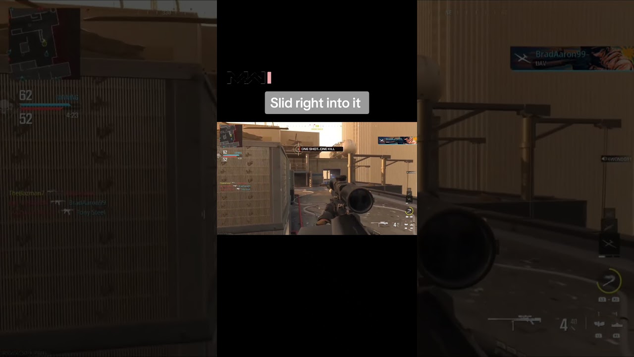 Slid right into it #mw3 #mwclips #ps5 #gaming