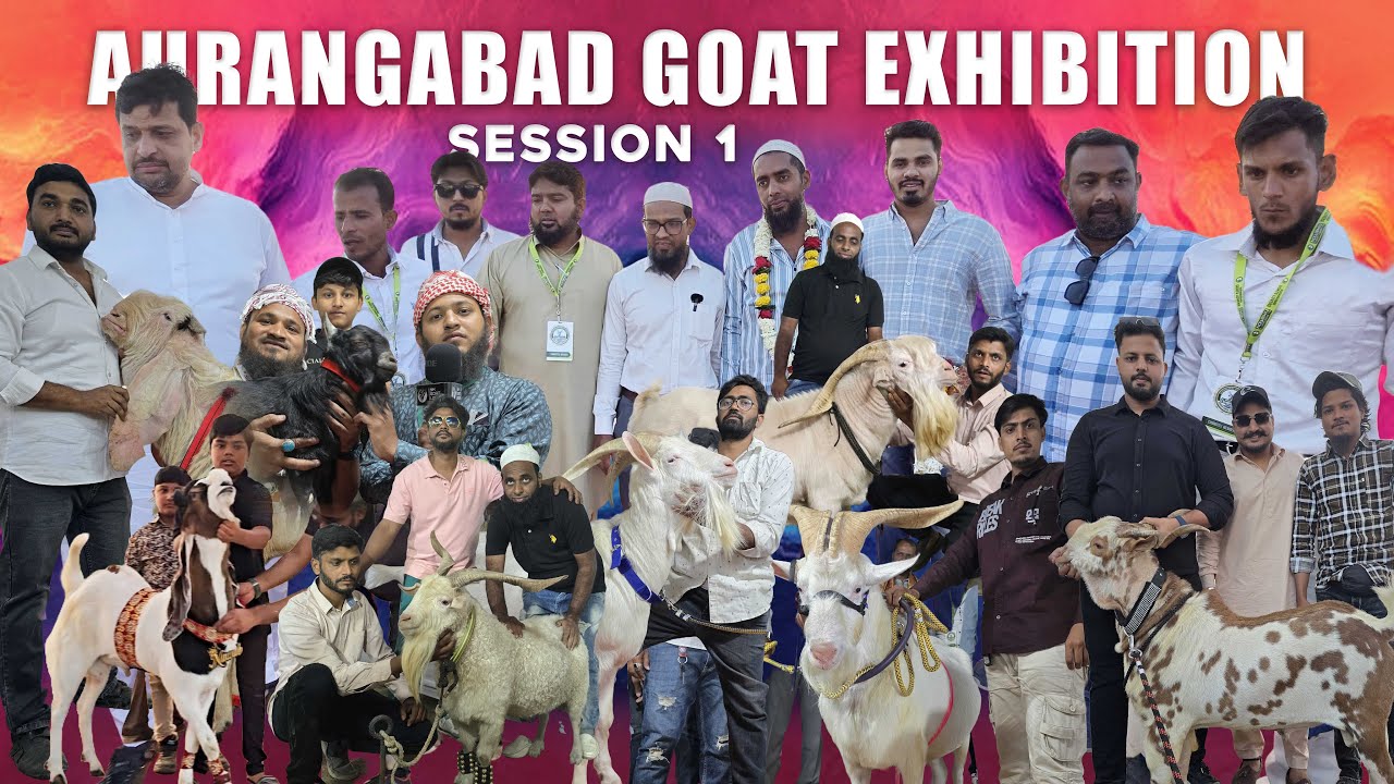 Aurangabad Goat Exhibition session 1 Live Update I YK goat lover