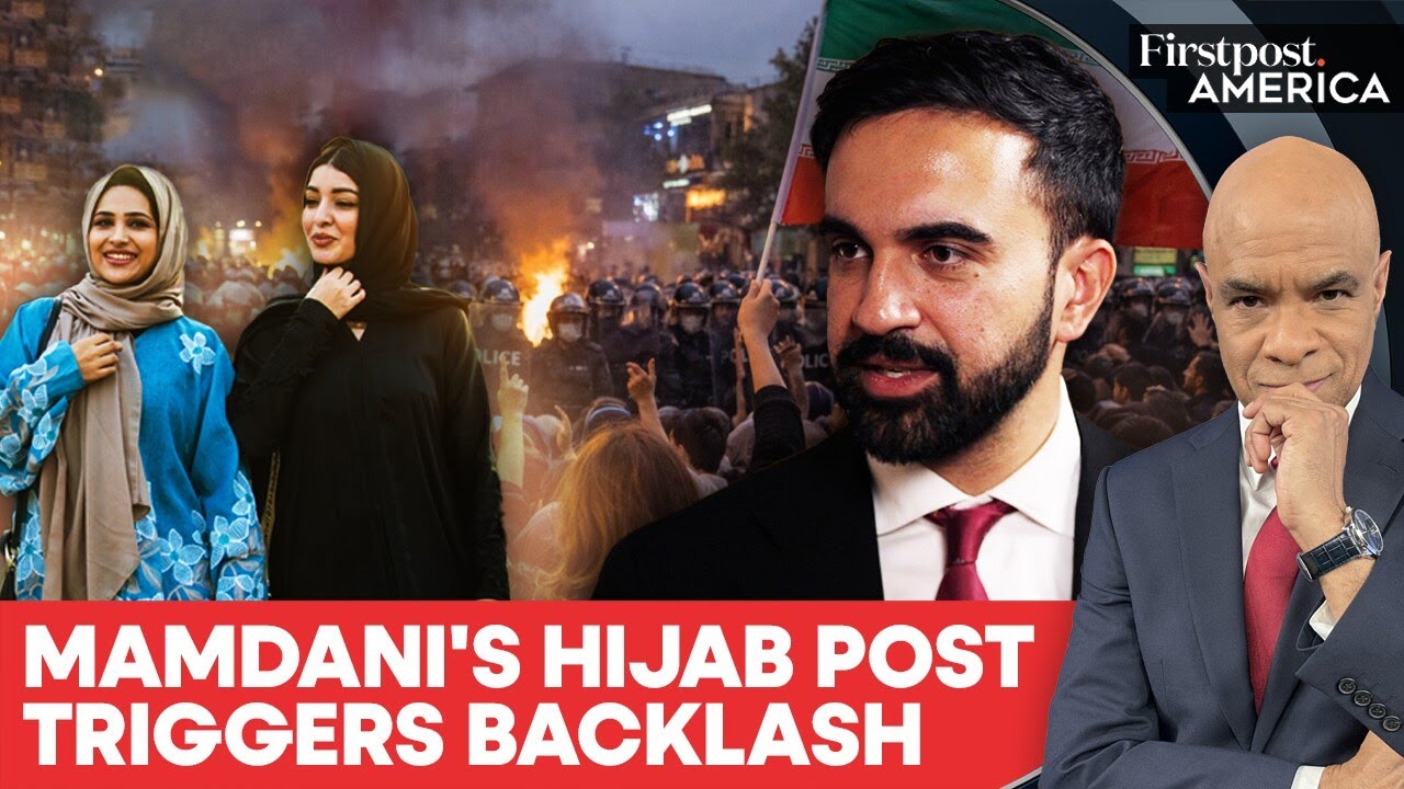 Zohran Mamdani's Hijab Post Sparks Global Outrage Amid Iran Protests | Firstpost America | N18G