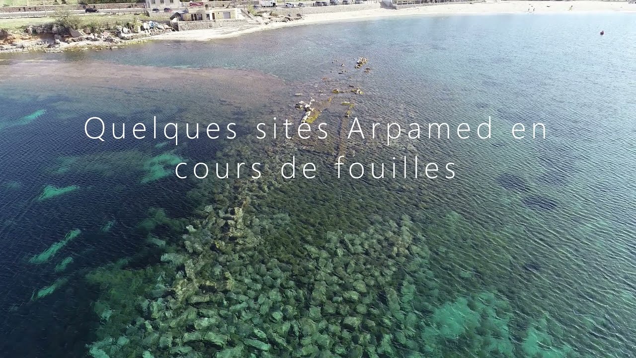 Quelques sites d'Arpamed en cours de fouille - 2021