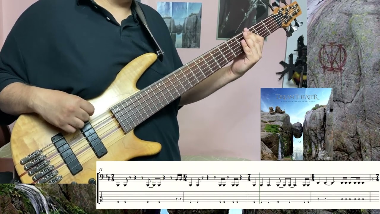 Answering the call (Dream Theater) - bass cover (sheet music/tab included)