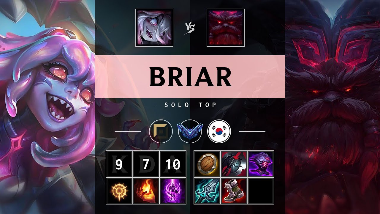 Briar Top vs Ornn: Killing spree - KR Diamond Patch 14.19