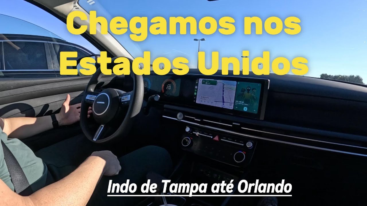 Primeiro dia em Orlando 🇺🇸 | Chegamos nos Estados Unidos + aluguel de carro em Tampa (como retirar)