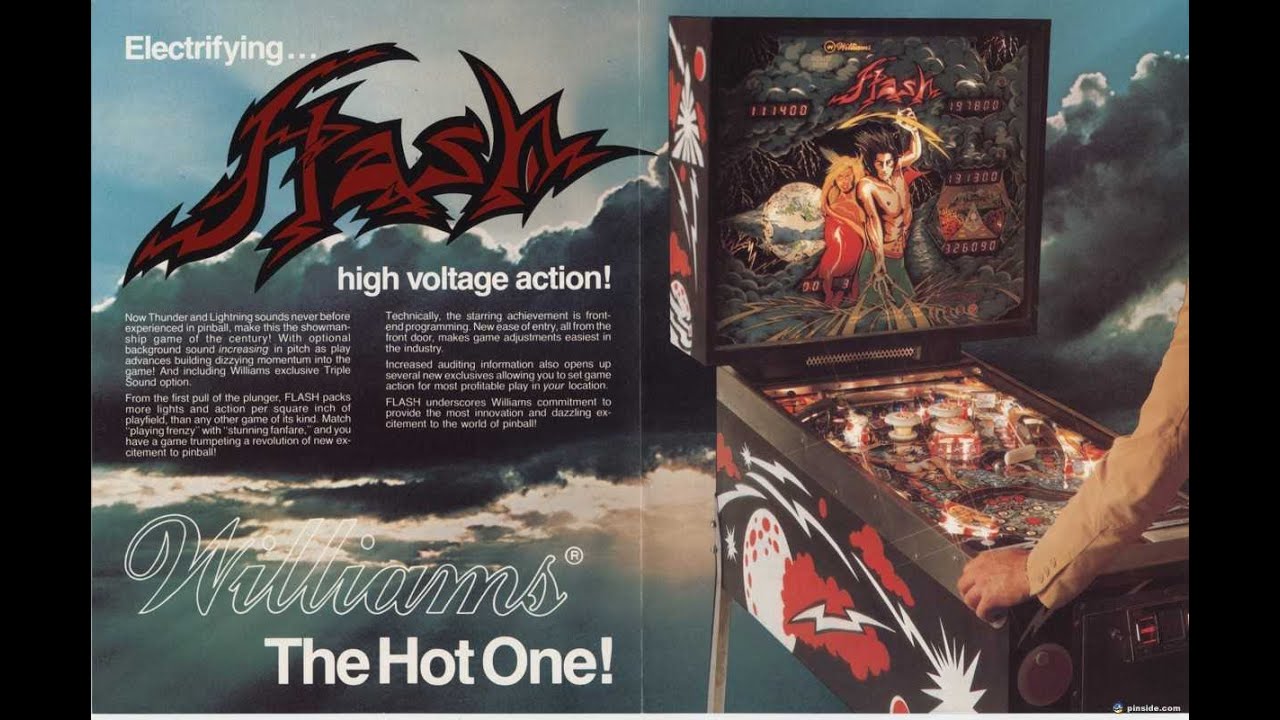 Williams Flash 1979 Pinball Gameplay