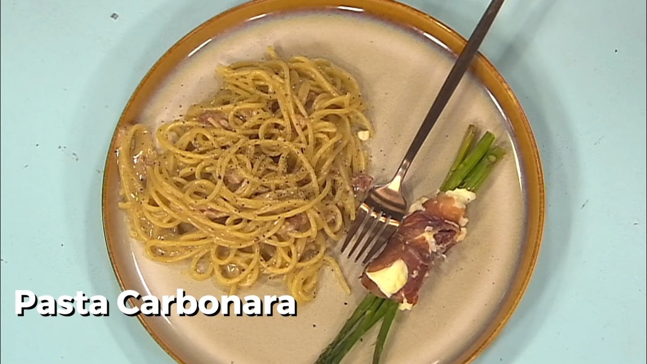 Pasta Carbonara made easy with chef Adam Colbert