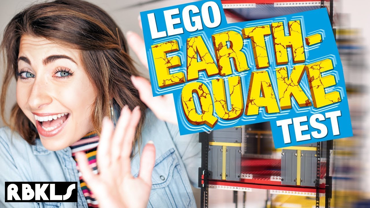 LEGO Earthquake Test Building Challenge! - REBRICKULOUS