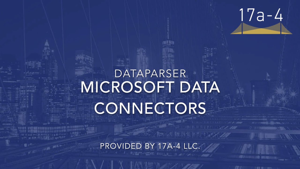 DataParser - Microsoft Data Connectors