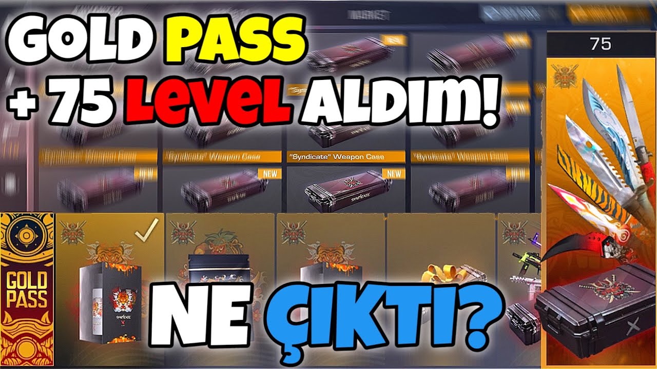 STANDOFF 2 | SYNDICATE GOLD PASS + 75 LEVEL ALDIM! - NE ÇIKTI? | 0.35.0