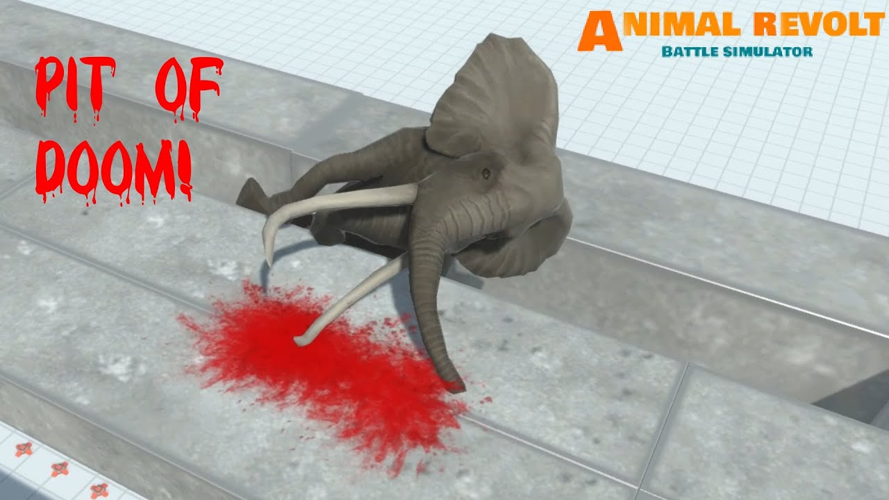 Pit of Doom! Elephant vs every unit |Animal Revolt Battle Simulator