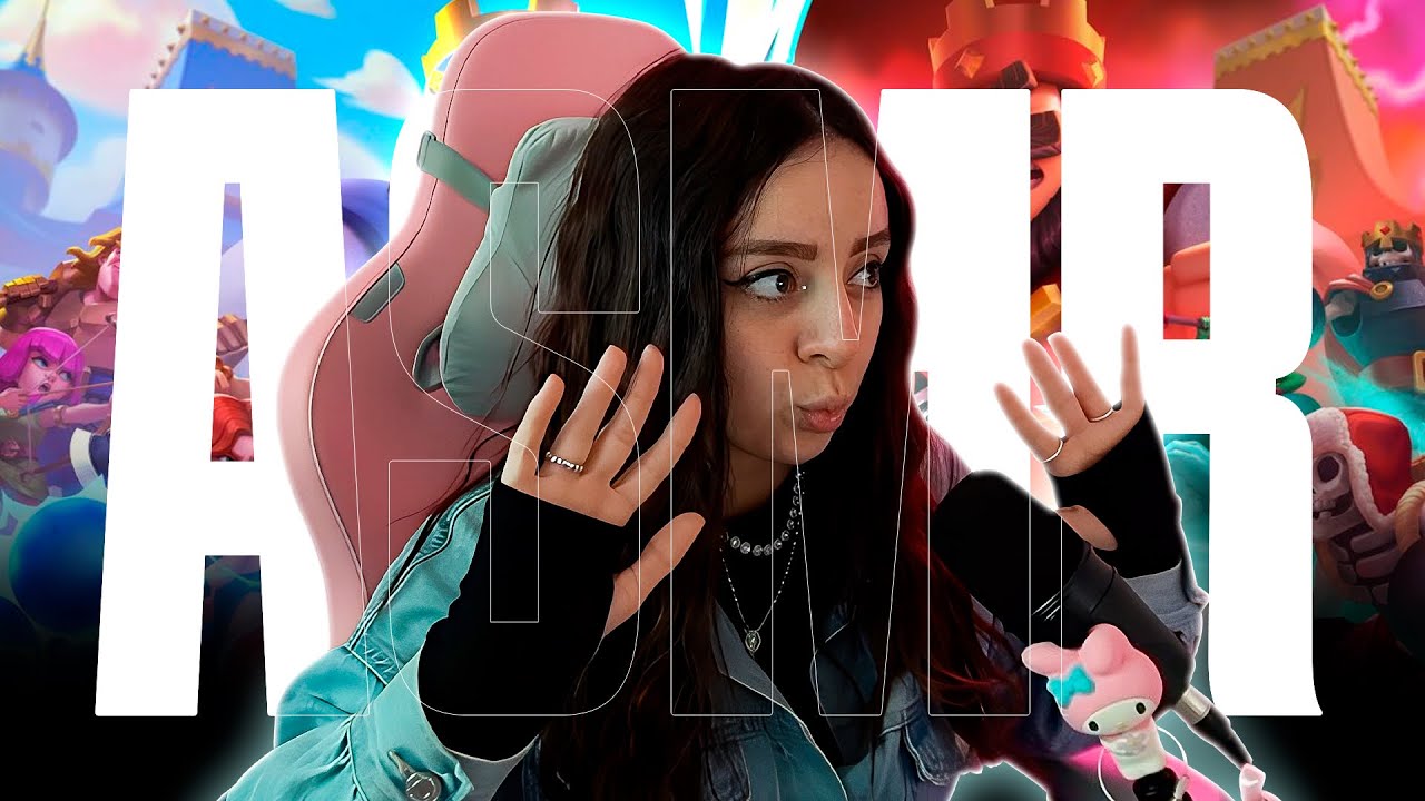 JUGANDO CLASH ROYALE MIENTRAS HAGO ASMR 🎤