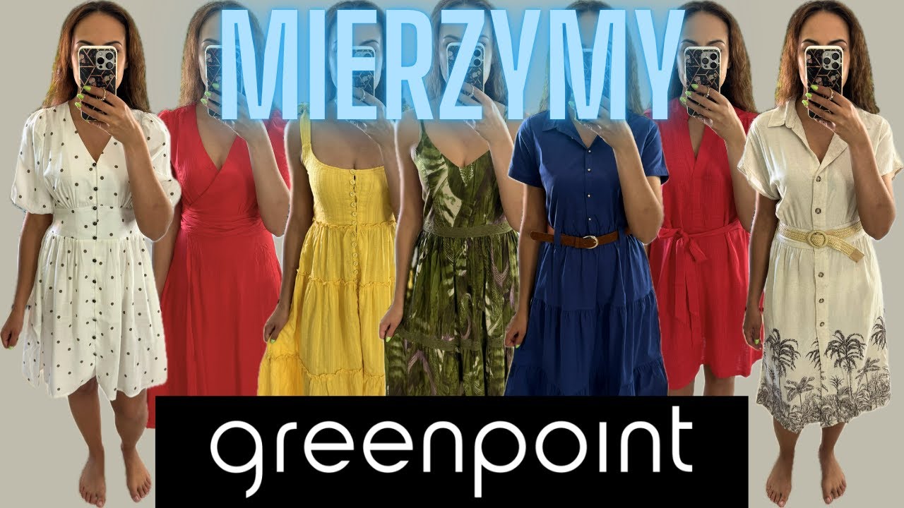Mierzymy letnie SUKIENKI z GREENPOINT nowości 2025