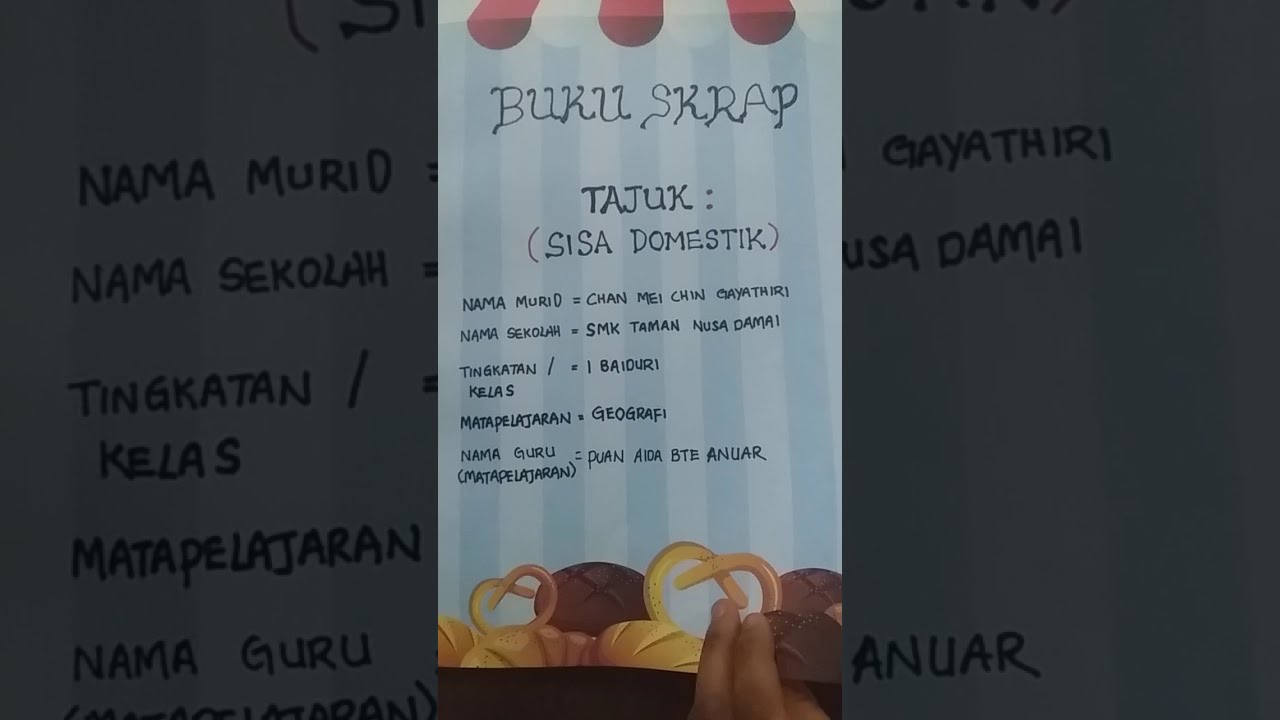 BUKU SKRAP TENTANG SISA DOMESTIK DI MALAYSIA (SUBJEK GEOGRAFI)