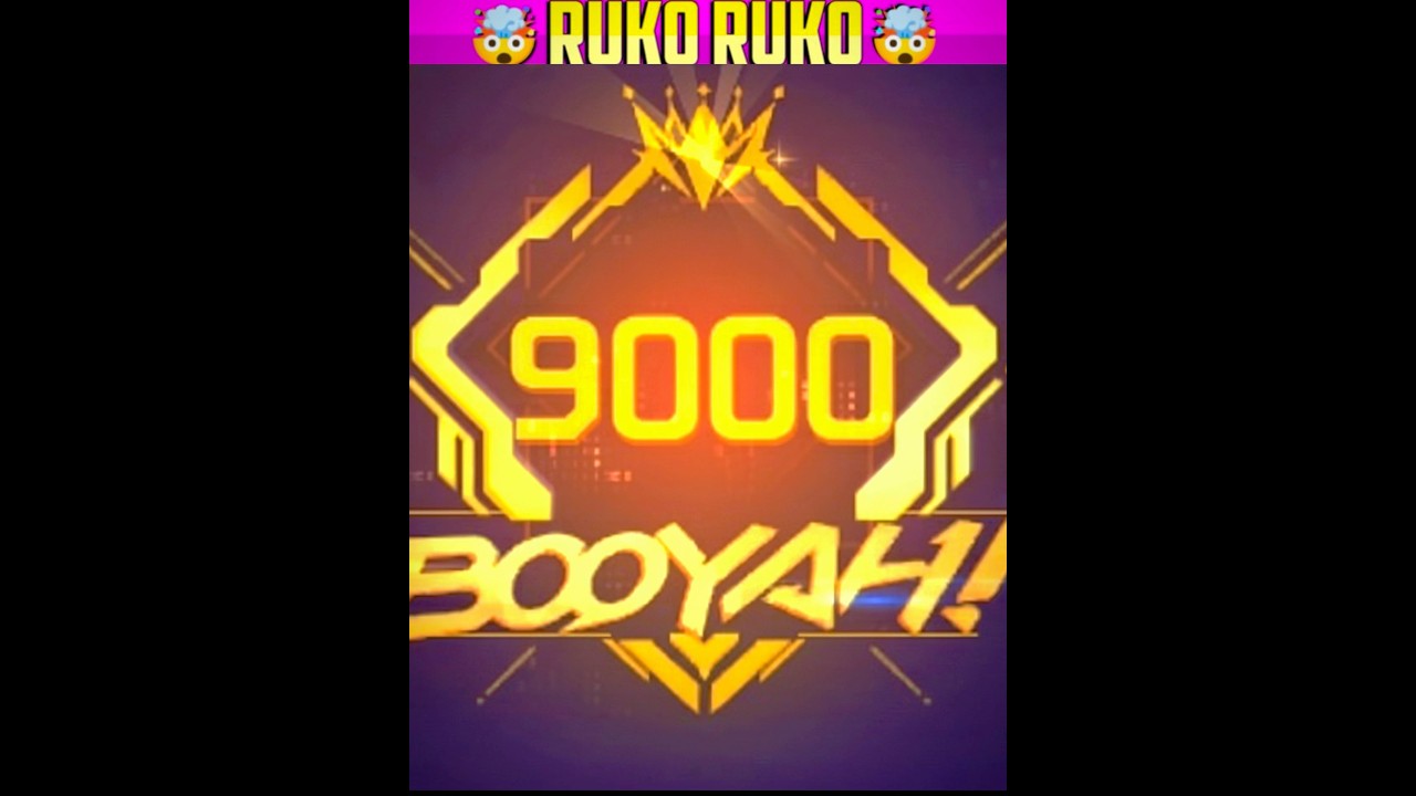9000 STREAK😱|| WAIT FOR END😈|| #shorts #trending #freefire