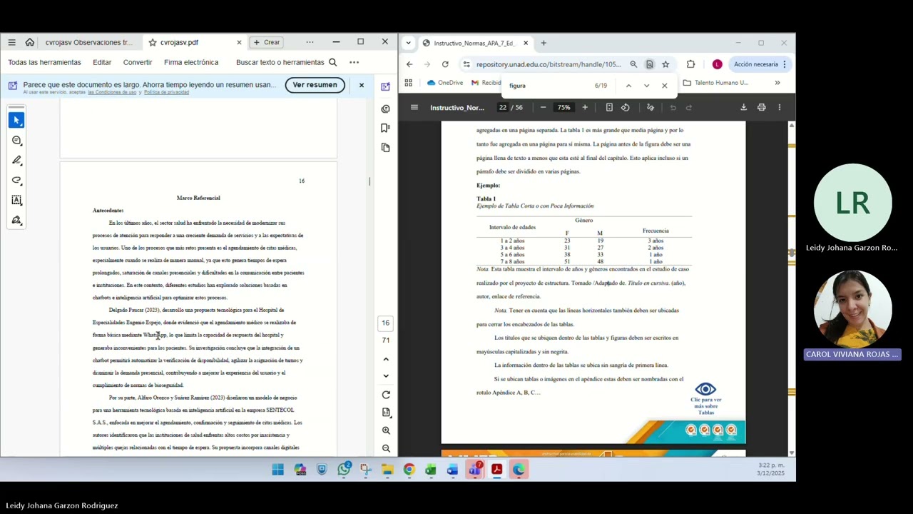 Sugerencias de corrección normas APA