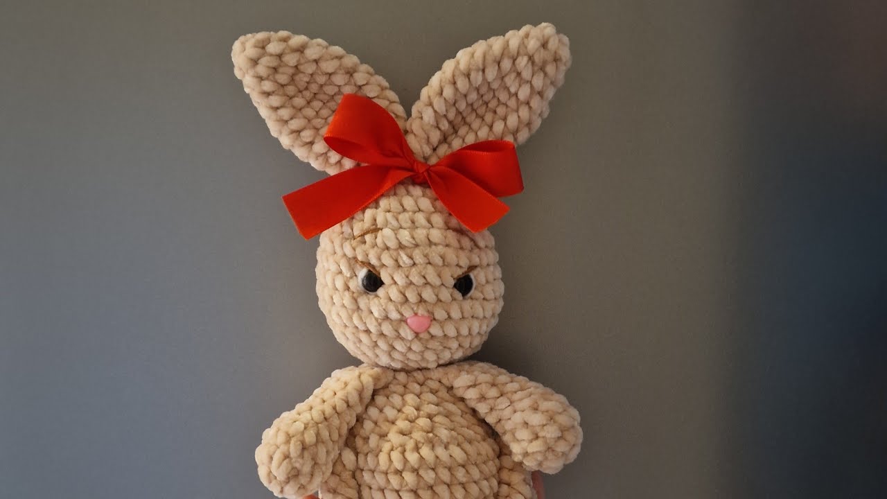🐇Iepurasul crosetat 🐰 plusch amigurumi tutorial pas cu pas plusch