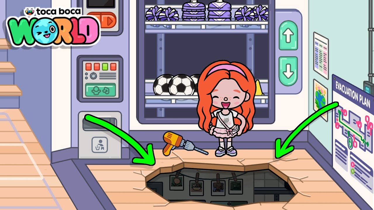 SECRET PASSAGE TO THE GROUND FLOOR IS OPEN! / TOCA LISIA / TOCA BOCA