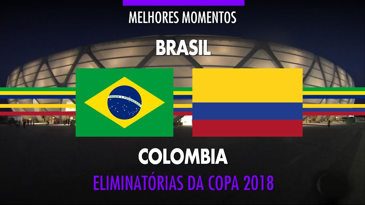 Melhores Momentos - Brasil 2 x 1 Colômbia - Eliminatórias da Copa 2018 - 06/09/2016