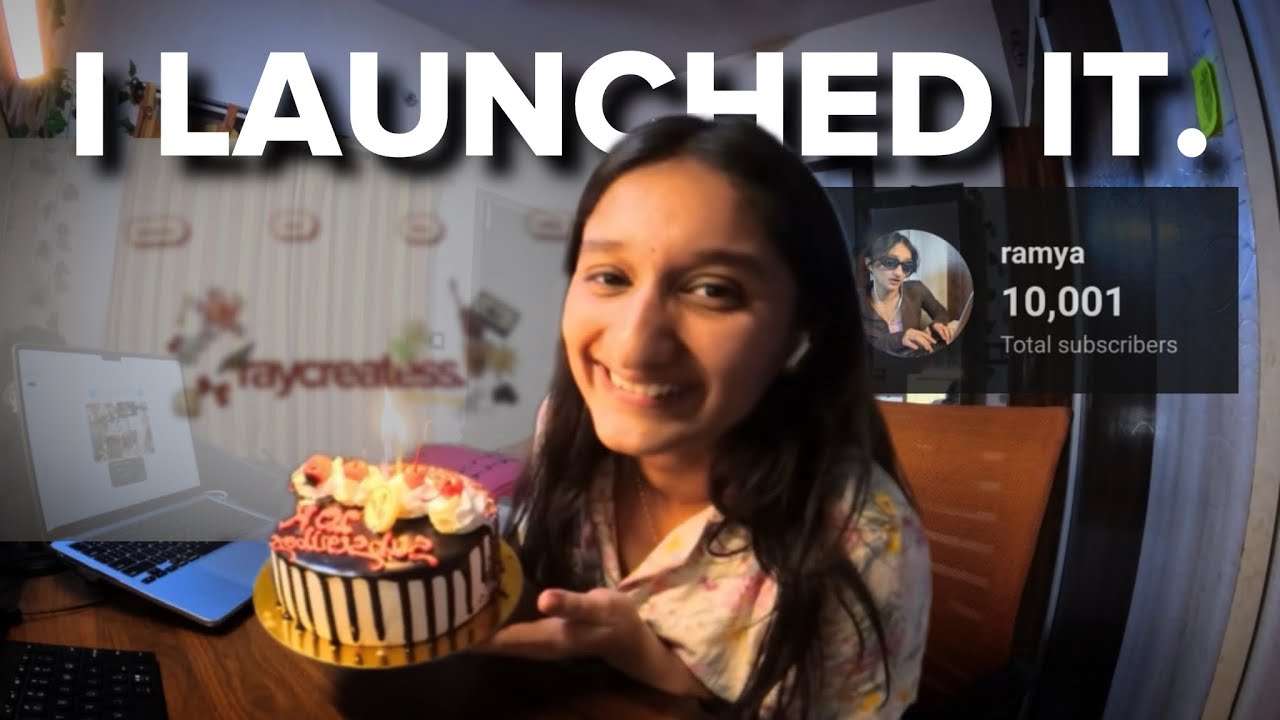 I Finally Launched My Website (and hit 10,000 YouTube Family 🥹)