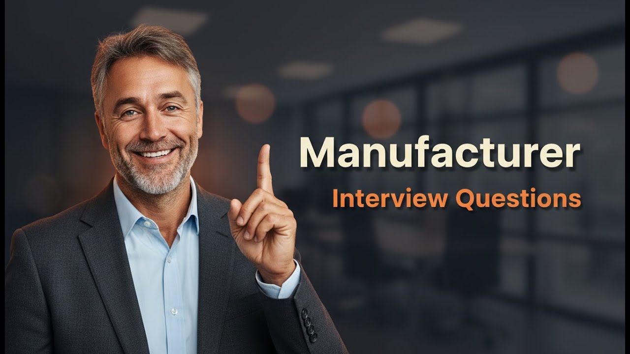 Common Manufacturer Interview Questions [Best Answers & Tips]