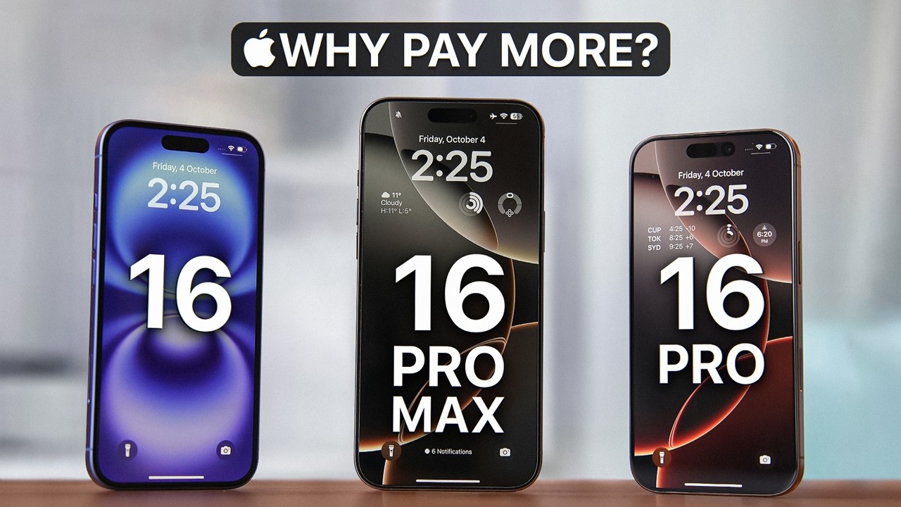 iPhone 16 против 16 Pro против 16 Pro Max — правда, которую Apple вам не расскажет