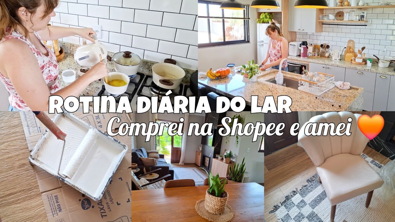 ✨Rotina diária🏡Limpeza e organização, Comprinha da SHOPEE, Cuidados com o lar