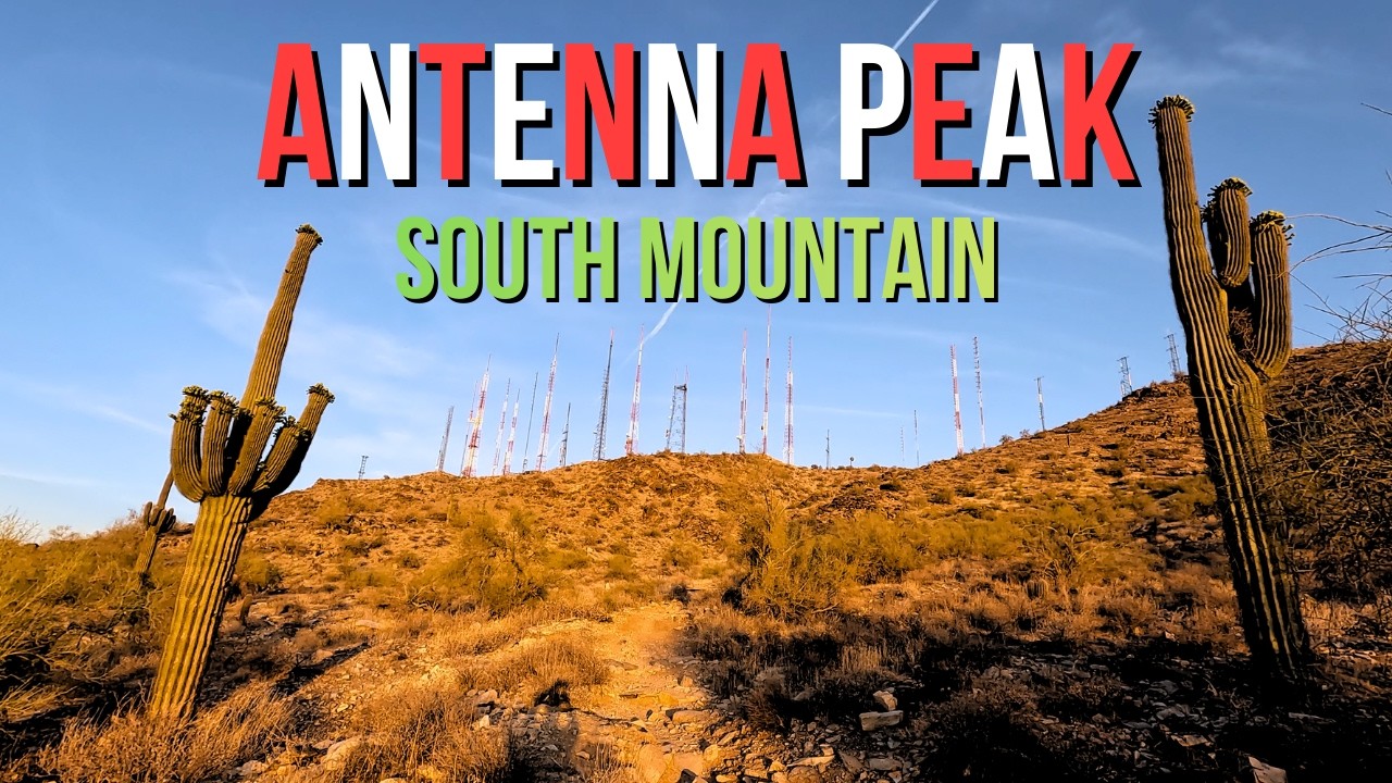 Поход на гору Антенна-Пик-Саут — один из лучших пеших маршрутов в Финиксе, штат Аризона!